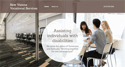 Desktop Screenshot of newvisionsvocationalservices.com